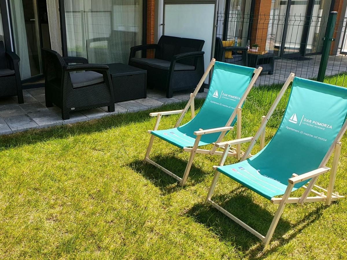 Apartament Dar Pomorza 20M Do Plazy Ustronie Apartments Ustronie Morskie Kültér fotó